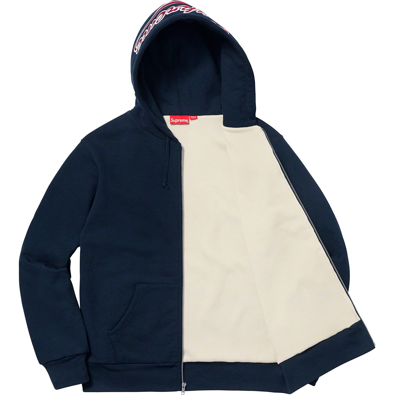 Thermal Zip Up Sweatshirt view 9